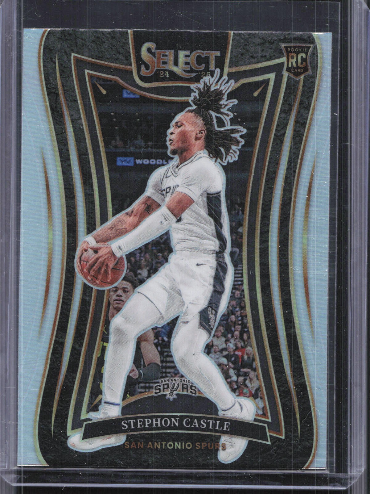 2024-25 Panini Select #388 Stephon Castle Silver Prizm