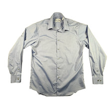Calvin Klein Men's M Regular Fit LS Dress Shirt. Light Blue. SEE DESCRIPTION