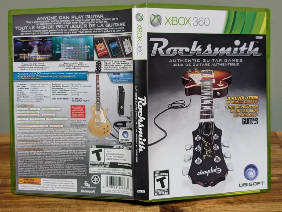 Rocksmith - (Microsoft Xbox 360, 2011) CIB - Tested - Near Mint Disc! - Image 4 of 4