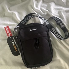 Supreme Nylon Shoulder Bag Black SS18 Cordura with tags