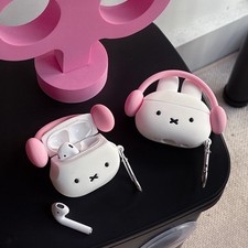 AirPods Case Silicone Protective Cute Bunny Cartoon Case For AirPod 1/2/3/4 Pro