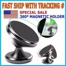 Universal Magnetic 360° Rotation Air Vent Car Mount Dashboard Phone Holder Truck