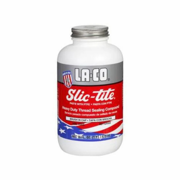 LA-CO 042029 Pipe Thread Sealant 1 Pt Premium Grade 10000 PSI Liquid Metal PVC