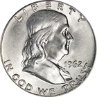 1962-P Franklin Half Dollar