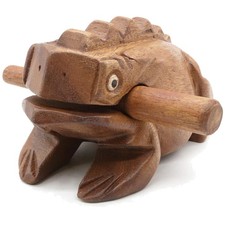 5" Wooden Frog Rasp Percussion Instrument
