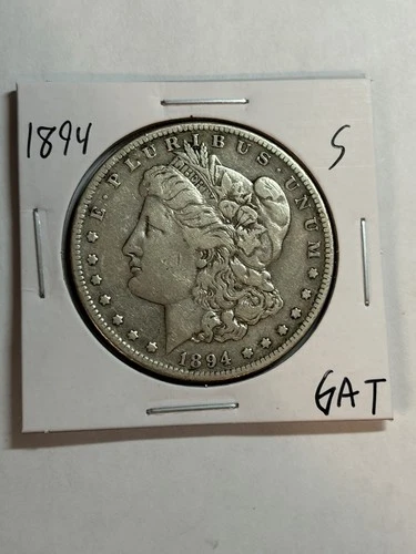 1894 S MORGAN SILVER DOLLAR VF+/XF TOUGH DATE SAN FRANCISCO MINT