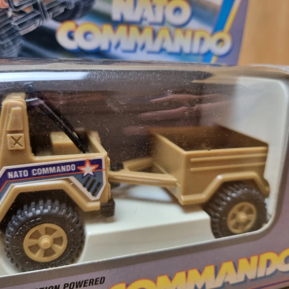 Vintage Nato Commando Military Jeep Car Vehicle Fricton Powered *New* - Image 4 of 4