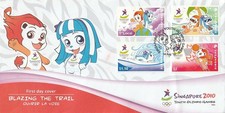 SINGAPOURE FDC YOUTH OLYMPIC GAMES 14.8.2010 BON ETAT