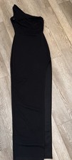 Windsor Black One Shoulder Gown Evening Glam Women  s Size Small S