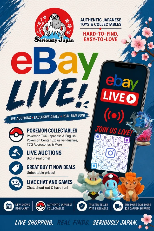 Seriously Japan Product Showcase - Pokemon Center Plushies and Blink Boxes!