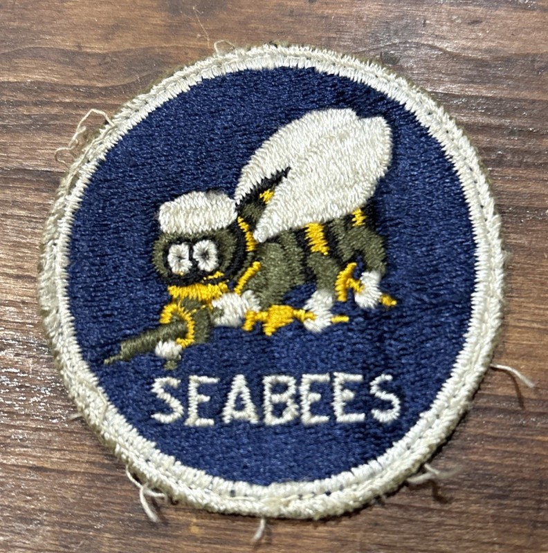WWII U.S. Navy  Seabees Patch