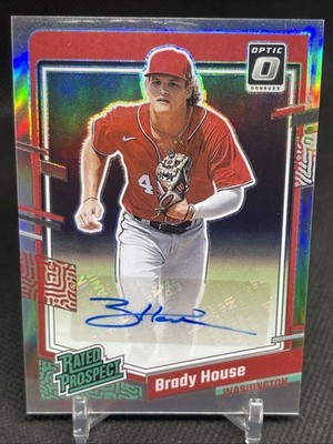 Panini 2023 Donruss Optic Rated Prospect Auto Prizm Brady House Nationals #RPS- 