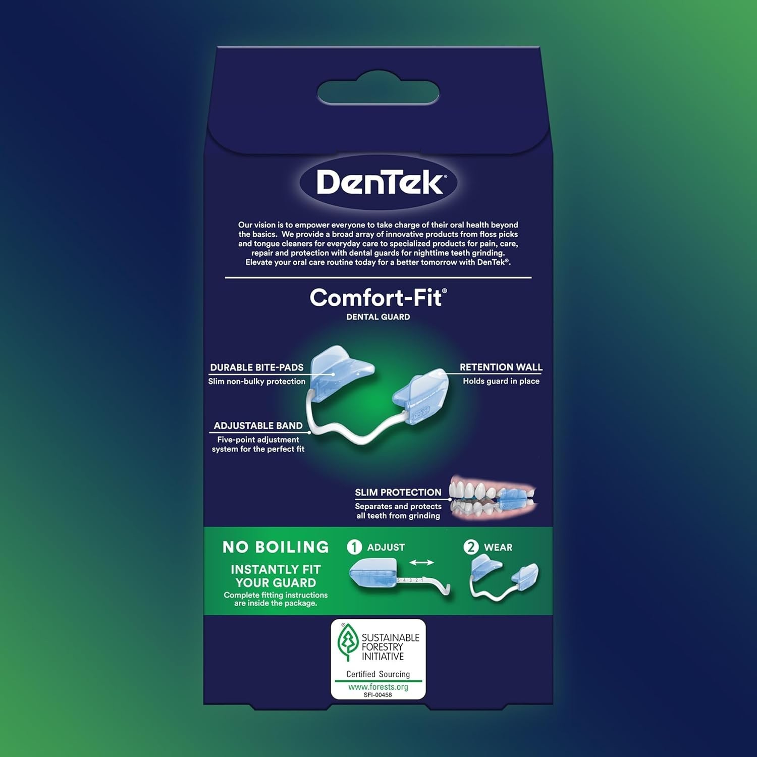 Comfort-Fit Dental Guard For Nighttime Teeth Grinding, Comfort-Fit Guard, 2 c...