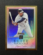🔥2026 Donruss Baseball MIGUEL CABRERA Elite Series Blue Xplosion /199 #19🔥