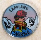 Four 1960's Sweden Lapland Souvenir Buttons or Lapel Pins — photo 2