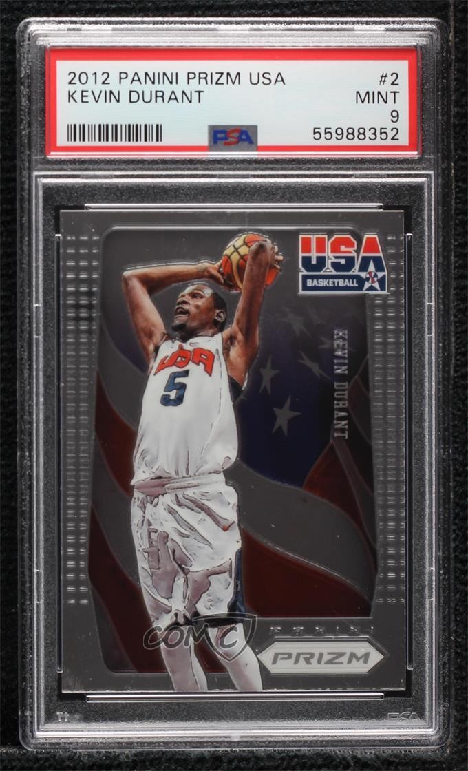 2012-13 Panini Prizm USA Basketball Kevin Durant #2 PSA 9 MINT 3z3