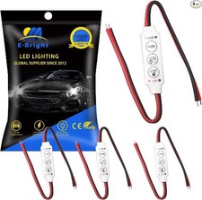 E-bright Led Flash Strobe Controller For Led Strip Light Bulb Flasher 4pcs White E-bright Led Flash Strobe Controller For Led Strip Light Bulb Flasher 4pcs White