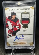🥇2019-20 Upper Deck Jack Hughes Rookie- THE CUP - 3 Color Auto/99 