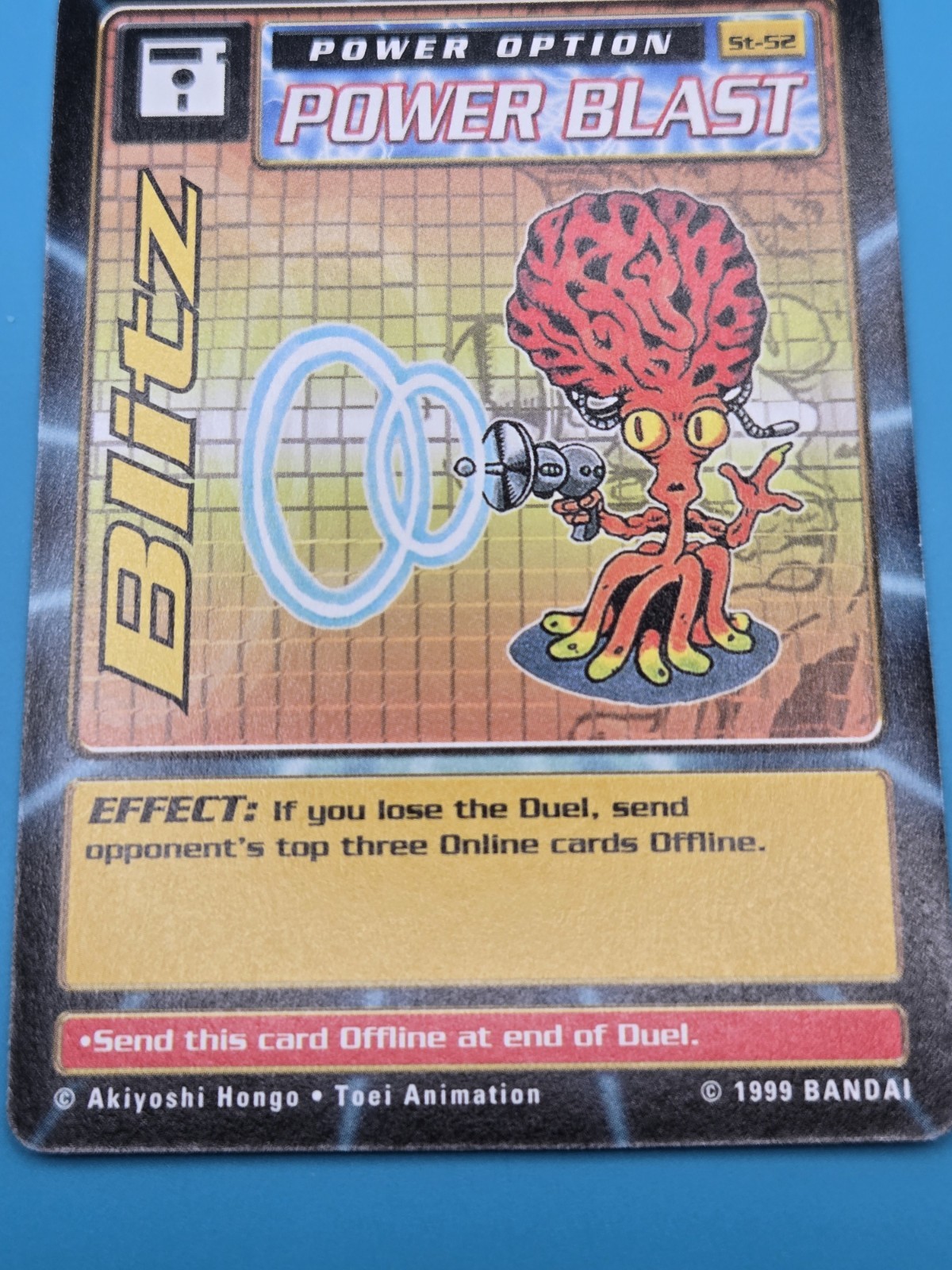 Blitz St-52 Digimon Digi Battle Digital Monsters Series 1 Bandai 1999 NM