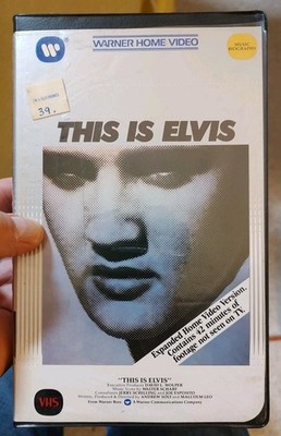 THIS IS ELVIS VHS TAPE VIDEO TAPE CLAMSHELL BIG BOX FIRST RELEASE WARNER HOME