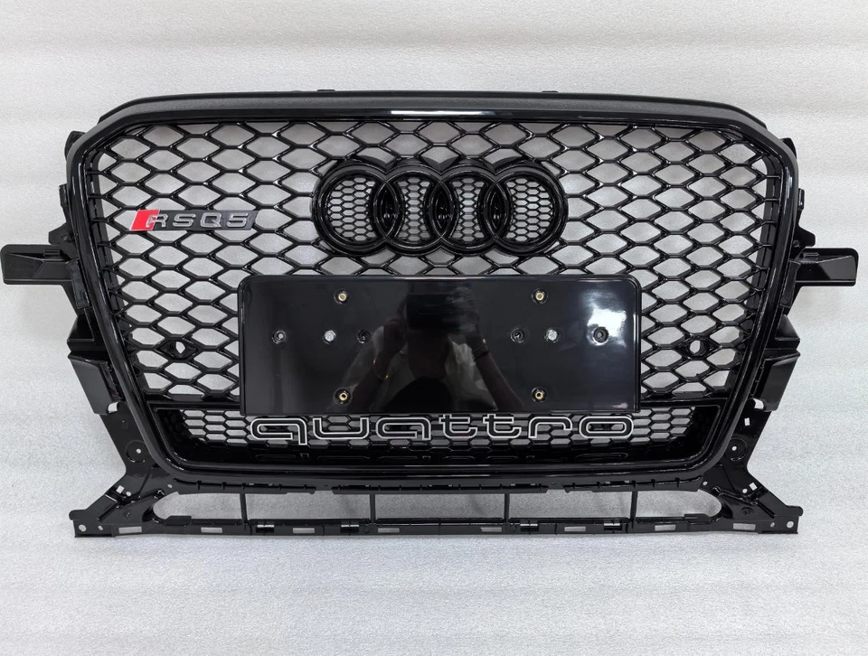 适用于奥迪 Q5 SQ5 RSQ5 2013 - 2016 前保险杠格栅蜂窝网状烧烤架  — 第 2/3 张图片
