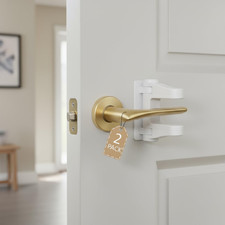 2-Pack Door Handle Baby Proof Child Proof Door Lever Lock Door Locks for Kid