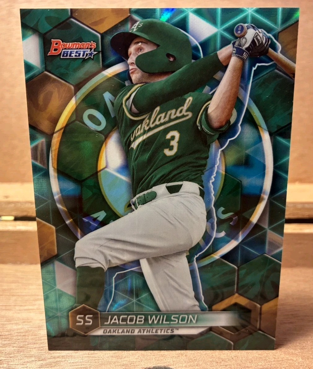 2023 Bowman's Best Top Prospects Aqua Lava Refractor /199 Jacob Wilson TP-9