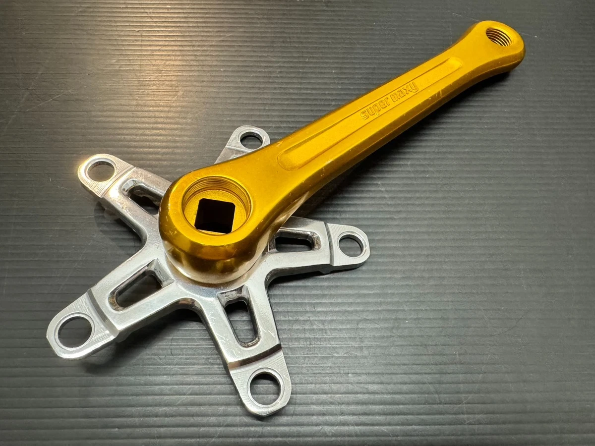 BMX 3ピースクランクセット ビンテージSugino 40T VINTAGE BMX CRANK SET SUPER MAXY SUGINO ALLOY ORIGINAL MONGOOSE GT