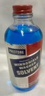 Vintage 6oz Prestone Windshield Washer Solvent Glass Bottle Union Carbide Full