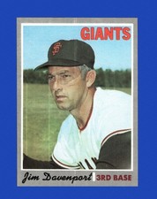 1970 Topps Set-Break #378 Jim Davenport NM-MT OR BETTER *GMCARDS*