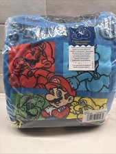 New 3pc. Boys Pajama And Robe Set Nintendo Super Mario Size 2T