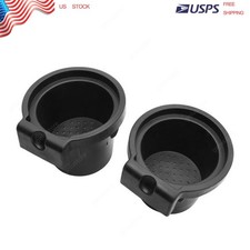 Fits 2015-19 Nissan Frontier Xterra Console Cup Holder Insert Liner Black