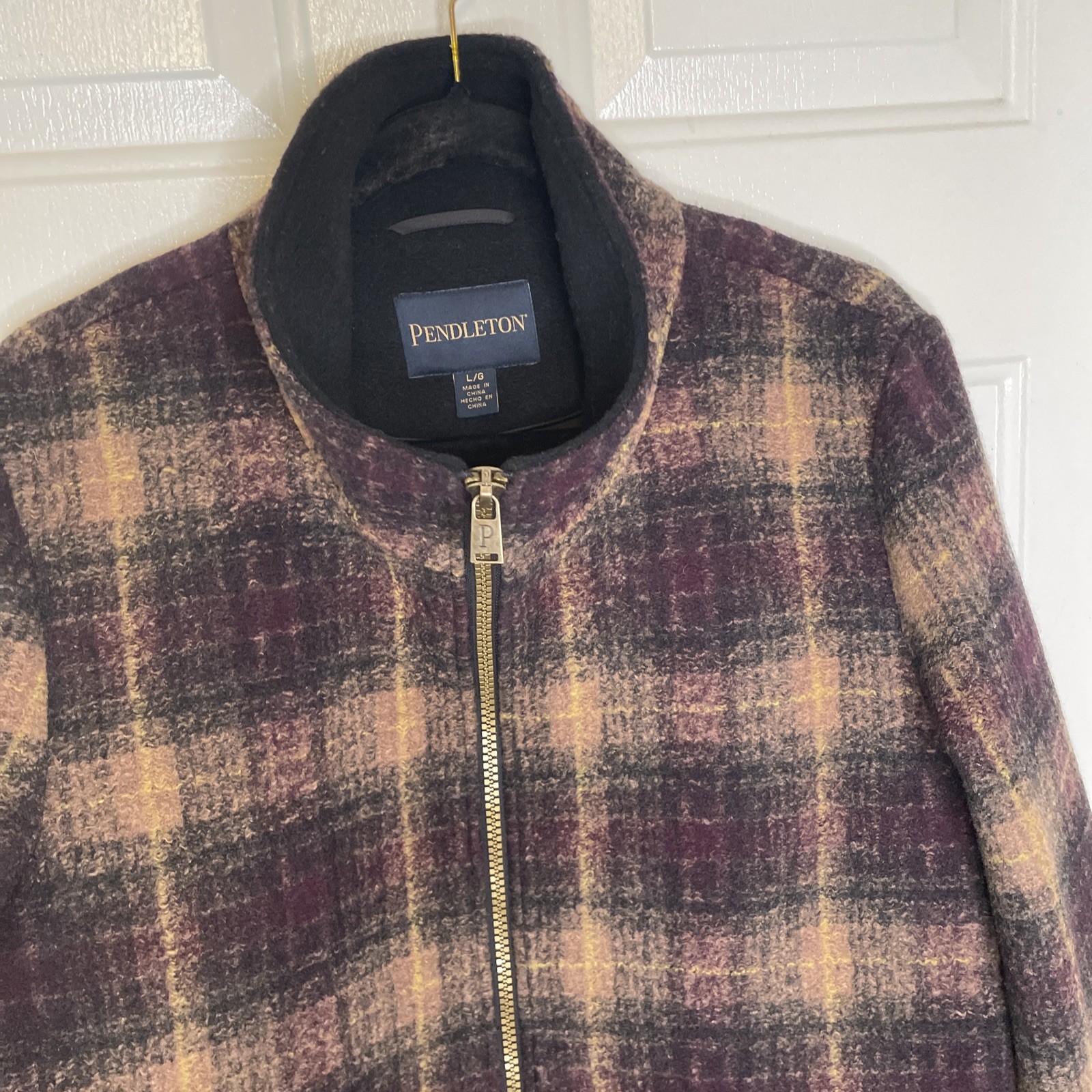 Pendleton Women’s Wool Blend Walker Jacket - Maro… - image 5