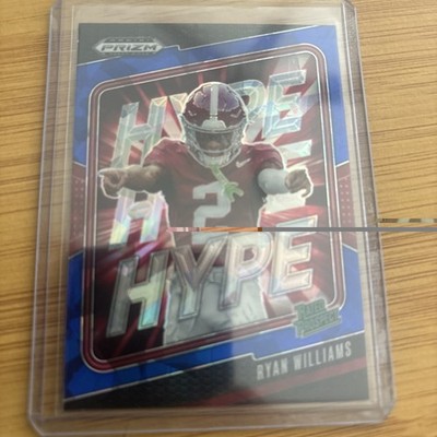 2025 Panini Prizm Draft Picks Hype #19 Ryan Williams Blue Cracked Ice /149