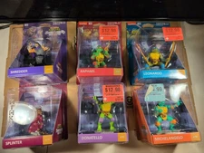 TMNT Totaku Leonardo Raphael Michaelangelo Donatello Splinter Shredder 