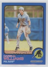2022 Topps Heritage Minor League Edition Blue Border 59/99 Carson Williams 0fz3