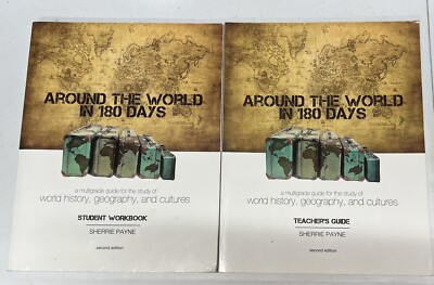 Apologia Around The Word In 180 Days Student Workbook & Teacher Guide READ!