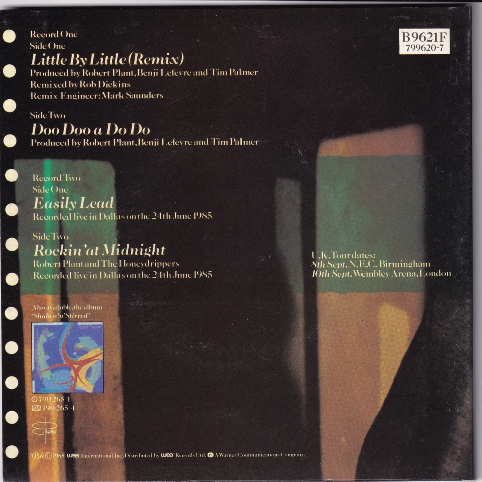 ROBERT PLANT Little By Little (Remix) 2x 7" Gatefold Sleeve VGC - Image 4 of 4