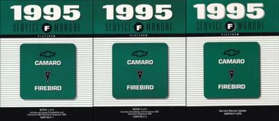 1995 Camaro Firebird Shop Manual Set Z28 Formula Trans Am Repair Service Pontiac