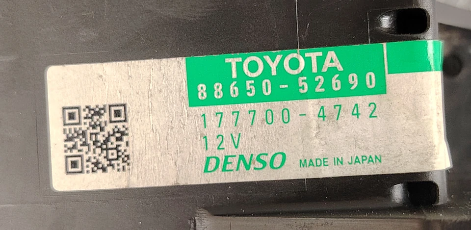 Amplificador módulo de control HAVC 1,5 Toyota Yaris NCP131L 2012-2015 8865052690 Foto 4 de 4