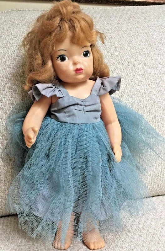 1950's Terri Lee Doll 16" w Original Outfit Stamped - NEEDS TLC Original Owner