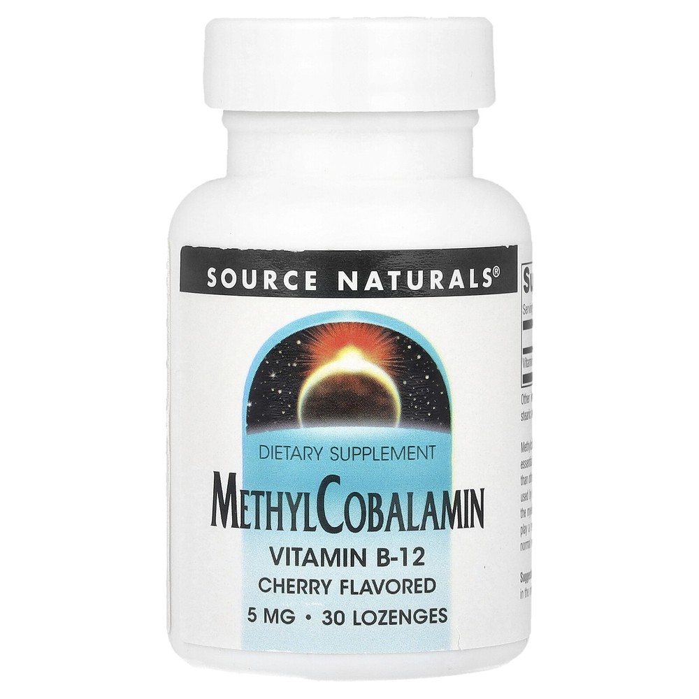 MethylCobalamin, Cherry, 5 mg, 30 Lozenges