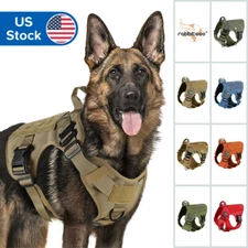 rabbitgoo No-pull Tactical Dog Harness Extra Large Military Training Vest Handle