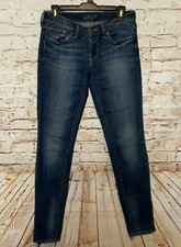 Lucky Brand Charlie Skinny Jeans Size 2 26 Women  s Dark Wash