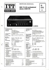 Service Manual-Anleitung für ITT/Schaub Lorenz Stereo 3400, SRX 75 professional 