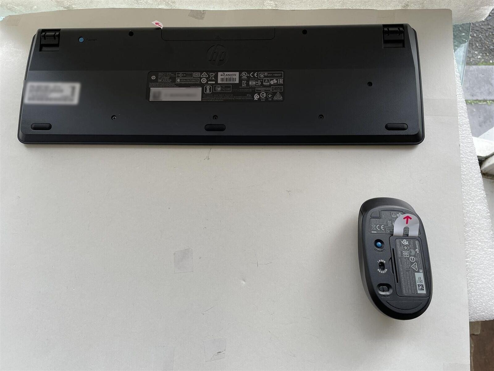 HP Wireless Keyboard Mouse 803183-031 English UK USB SM-2064 Inc 