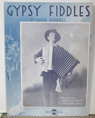 Gypsy Fiddles - Allie Wrubell - Sheet Music  1933