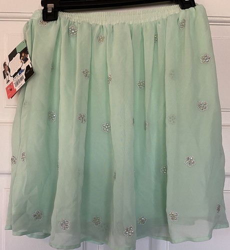 D-Signed Style Diaries Disney Girls Rhinestone Skirt Lined New W TagSZ LRG - Picture 2 of 10