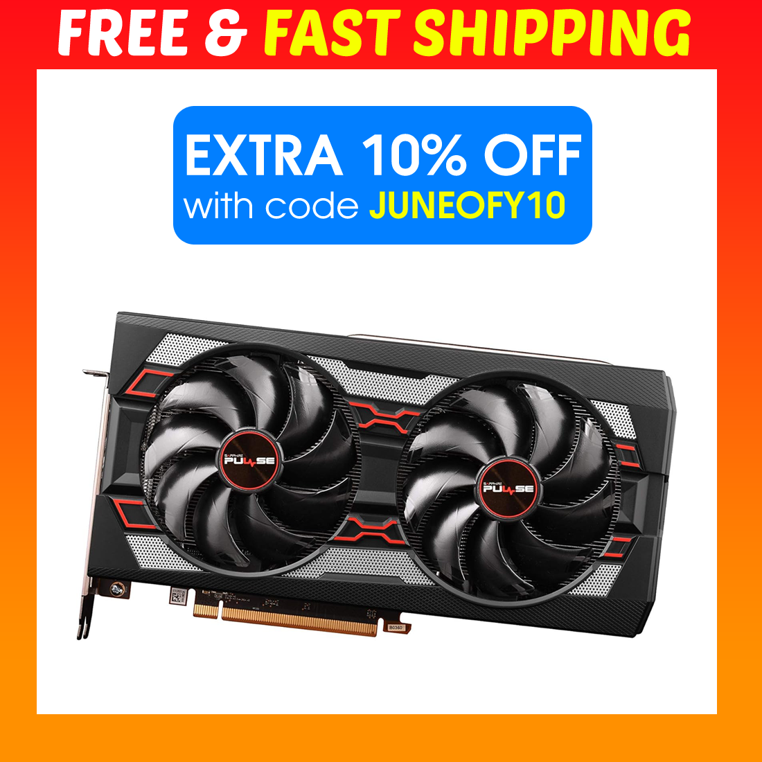 Graphics Card Pulse Rx 5600 Xt 6g Xt Pulse Amd Radeon Rx 5600 Xt