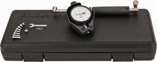 Mitutoyo 511-751 Dial Bore Gauge, 9 Anvils, 0.7-1.4" Range, 0.0001" Graduation
